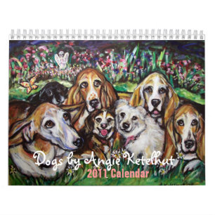 Mural Chiens par le calendrier d'Angie 2011