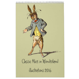 Mural Classic Alice au pays des merveilles Calendrier 20
