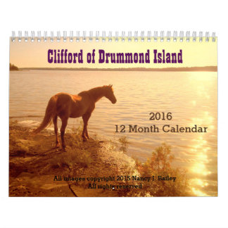 Mural "Clifford de calendrier de l'île" 2018 de Drummond
