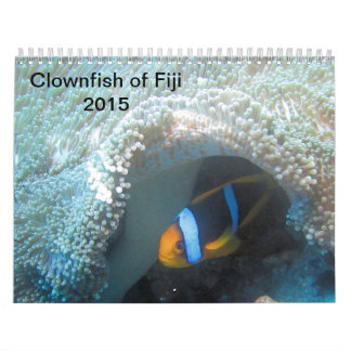 Mural Clownfish de calendrier des Fidji 2015