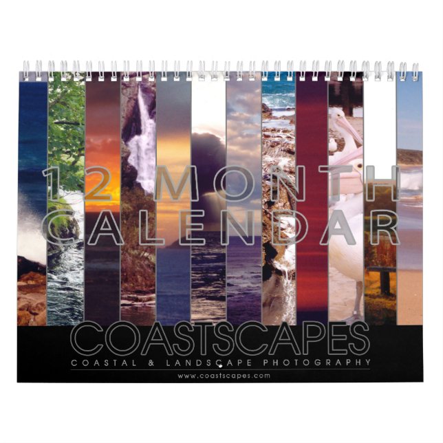 Mural Coastscapes Australie calendrier de photo de 12 (Protection)