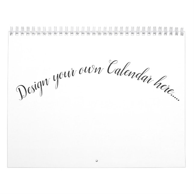 Mural Concevez votre propre calendrier (Protection)