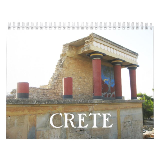 Mural Crète Grecque Calendrier des îles (Protection)