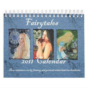 Mural Fairytales Calendrier ACEO 2011 KaterinaArt