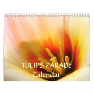 Mural Fleurs de tulipe d'amis de cadeaux de calendrier