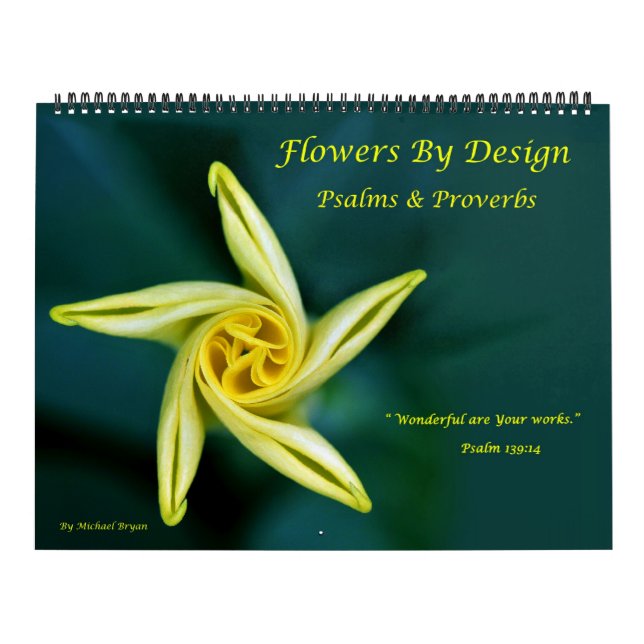 Mural Fleurs par conception - calendrier de psaumes et (Protection)
