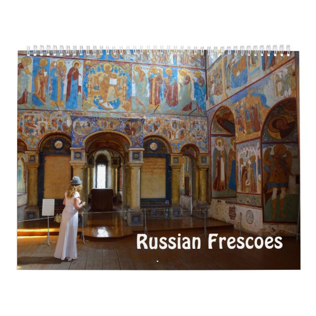 Mural Fresques russes de 12 mois Calendrier photo (Protection)