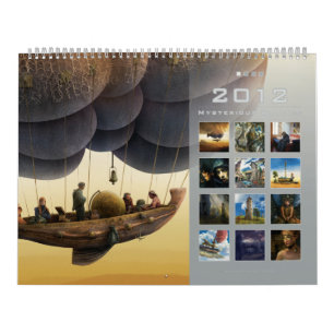 Mural Histoires mystérieuses 2012 (1) - Calendrier mura