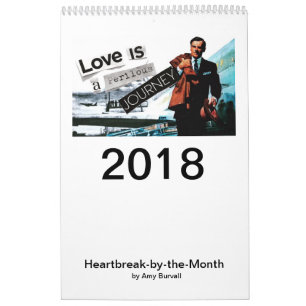 Mural Immense chagrin calendrier de 12 mois