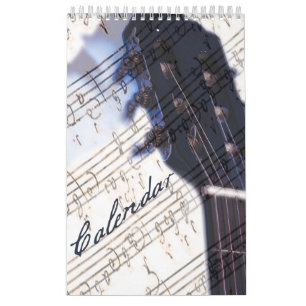 Mural J'aime la musique - calendrier petit