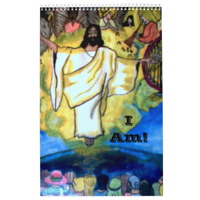 Mural " JE SUIS" Calendrier CHRÉTIEN (Protection)