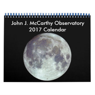 Mural John J. Observatoire McCarthy 2017 Calendrier