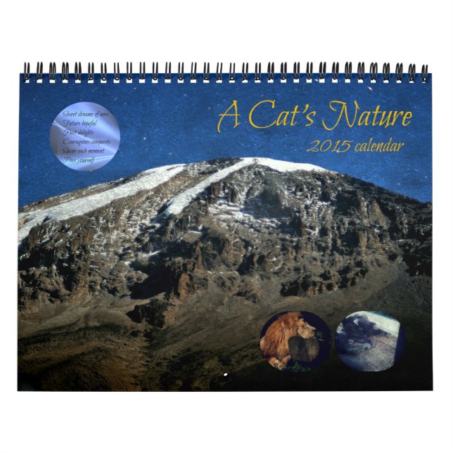 Mural La nature d'un chat - Calendrier 2015 (Protection)