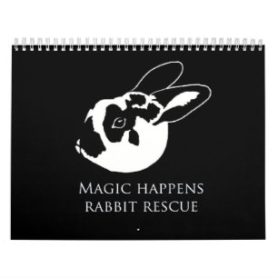 Mural Lapin de MHRR Honeybadger calendrier de 12 mois