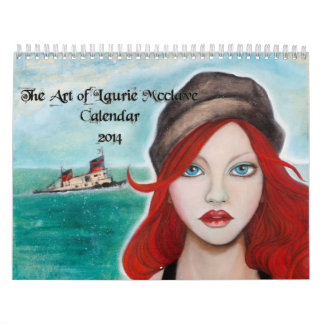 Mural L'art du calendrier de Laurie McClave 2014