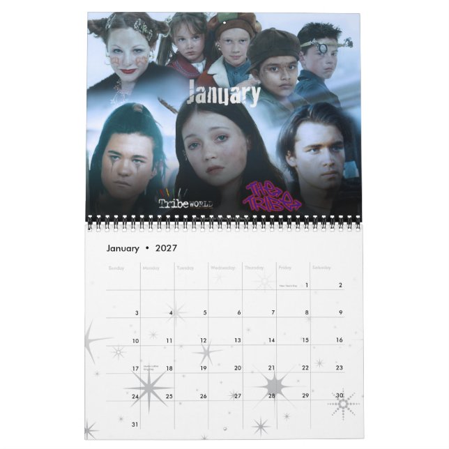 Mural Le calendrier de coutume du fonctionnaire 2013 de (Jan 2027)