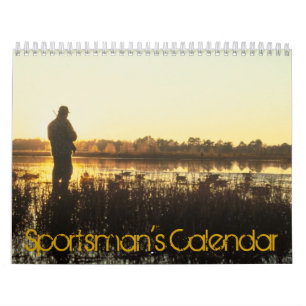 Mural Le calendrier du sportif - chassant l'année ronde