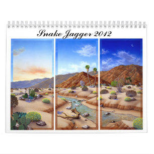 Mural Le calendrier officiel de Jagger 2012 de serpent