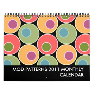 Mural Le mod modèle 2011 le calendrier mensuel - milieu