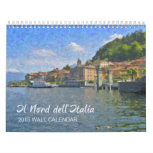Mural Le nord du calendrier de l'Italie, 2015