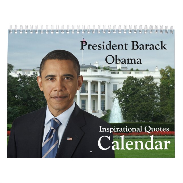 Mural Le Président Barack Obama cite le calendrier (Protection)