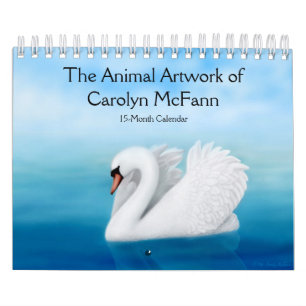 Mural L'illustration animale du calendrier de Carolyn
