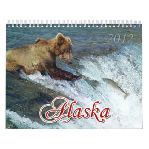 Mural Merveilles de calendrier de l'Alaska 2012