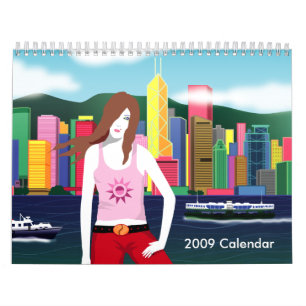 Mural "Modèle" le calendrier 2009