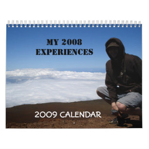 Mural Mon 2008 calendrier des expériences 2009