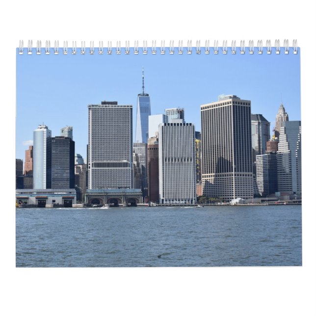 Mural New York pour les gens du pays, du calendrier de (Dos)