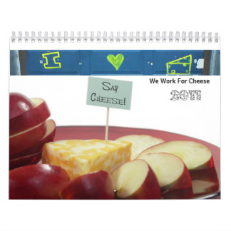 Mural Nous travaillons pour le calendrier de fromage