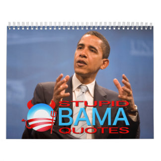 Mural Obama stupide cite le calendrier
