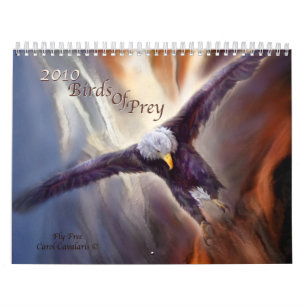 Mural Oiseaux de calendrier de la proie 2010