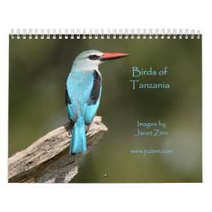 Mural Oiseaux de calendrier de la Tanzanie