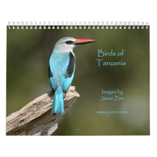 Mural Oiseaux de calendrier de la Tanzanie