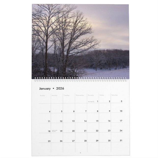 Mural Paix 2012 de calendrier sauvage de choses (Jan 2026)