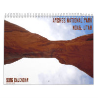 Parc national calendrier de Moab, Utah de voûtes