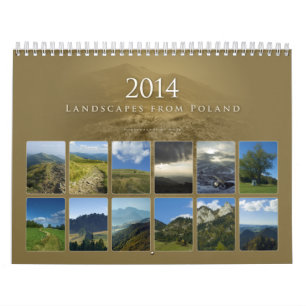 Mural Paysages de Pologne en 2014 - Calendrier
