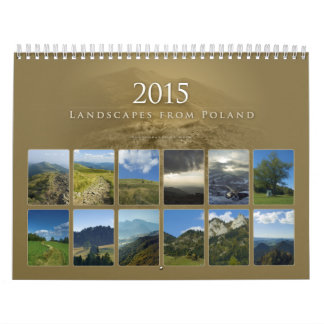 Mural Paysages de Pologne en 2015 - Calendrier