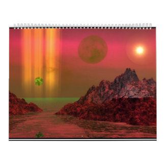 Mural Paysages fantastiques de calendrier