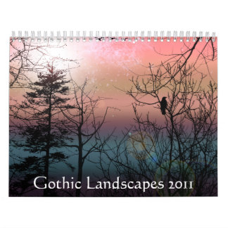 Mural Paysages gothiques Calendrier 2011