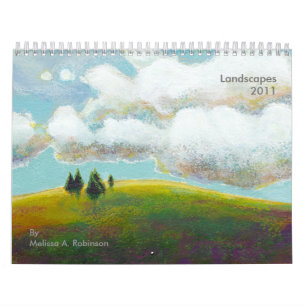 Mural Peintures de calendrier de l'art 2011 de paysage