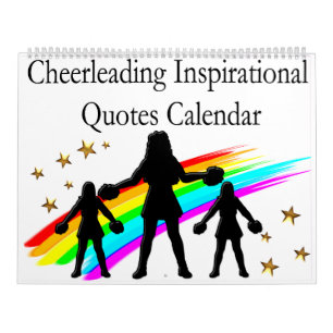 MURAL POM-POM GIRL INSPIRATIONNEL CITE LE CALENDRIER