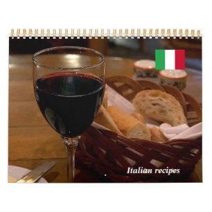Mural Recettes italiennes Calendrier