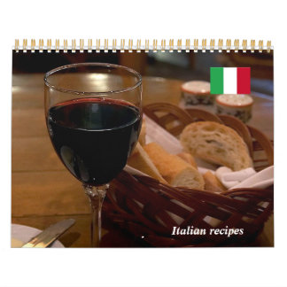 Mural Recettes italiennes Calendrier