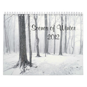 Mural Scènes du calendrier hiver 2012