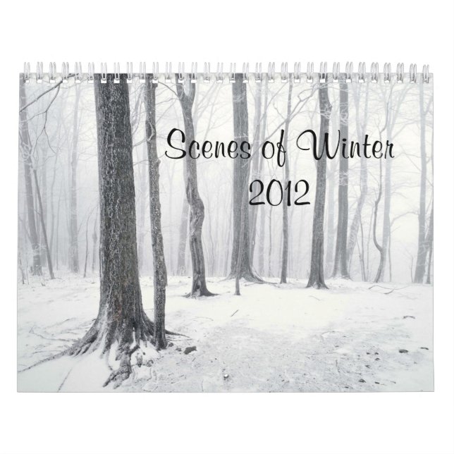 Mural Scènes du calendrier hiver 2012 (Protection)