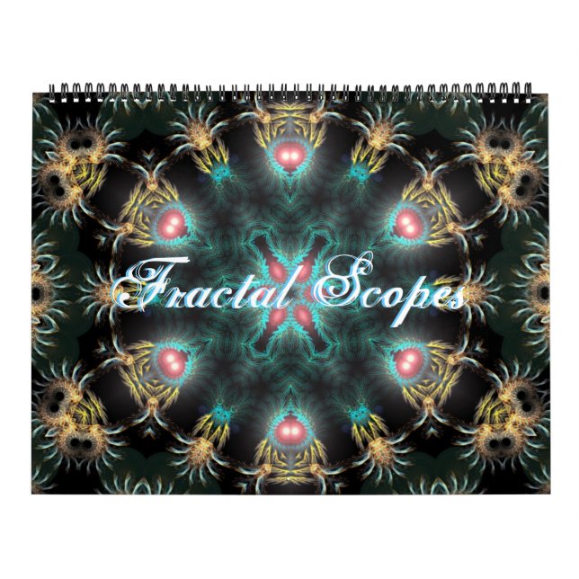 Mural Scopesia fractale 12 Mois Mandala Calendrier (Protection)