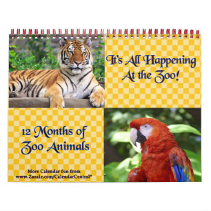 Mural Se Produit Au Calendrier Zoo