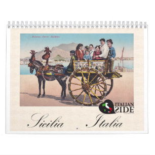Mural Sicilia - Calendrier Italia